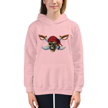 Sudadera con capucha Calavera con Espadas Cruzadas