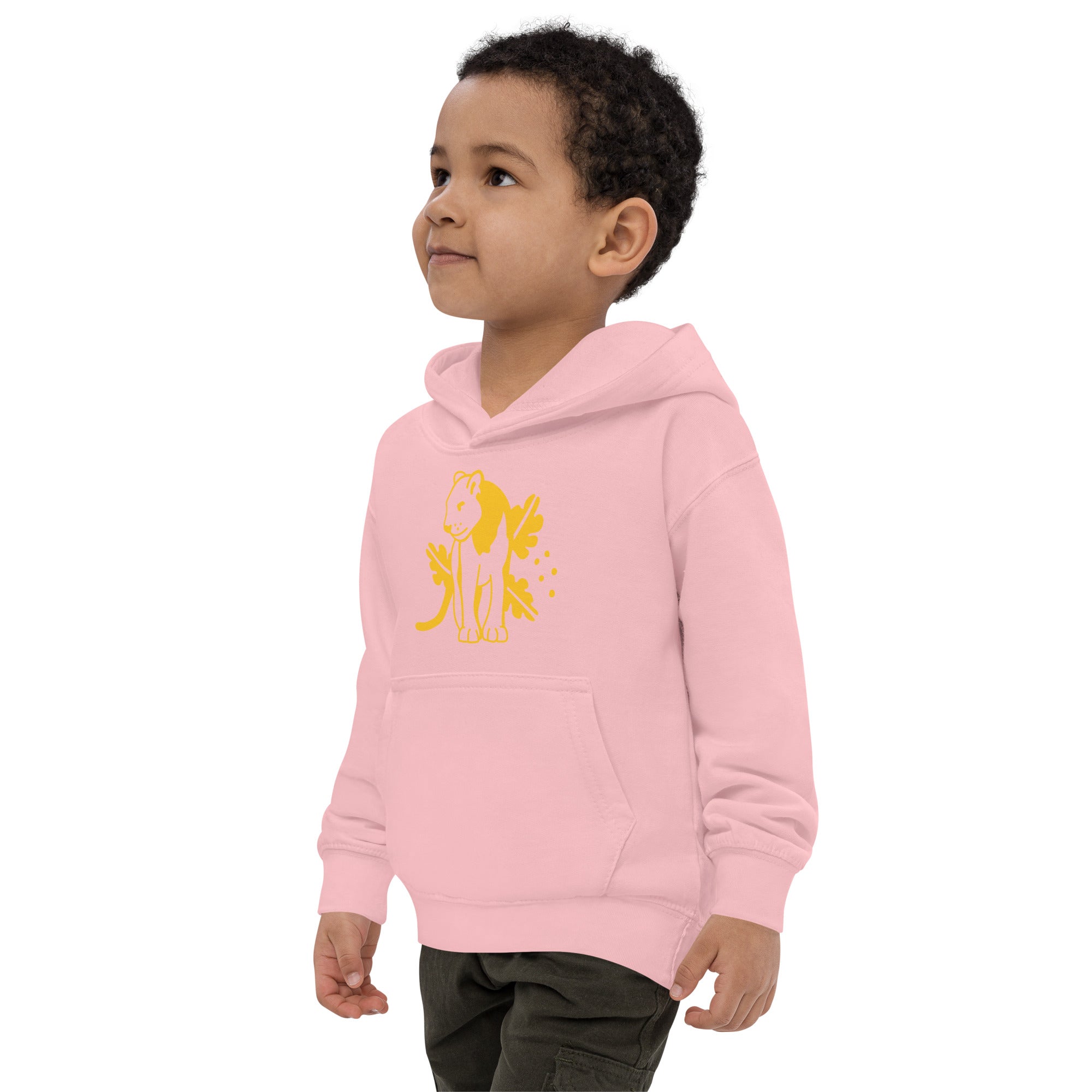 Sudadera Con Capucha Infantil Jaguar Amarillo