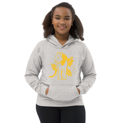 Kids Hoodie Yellow Jaguar