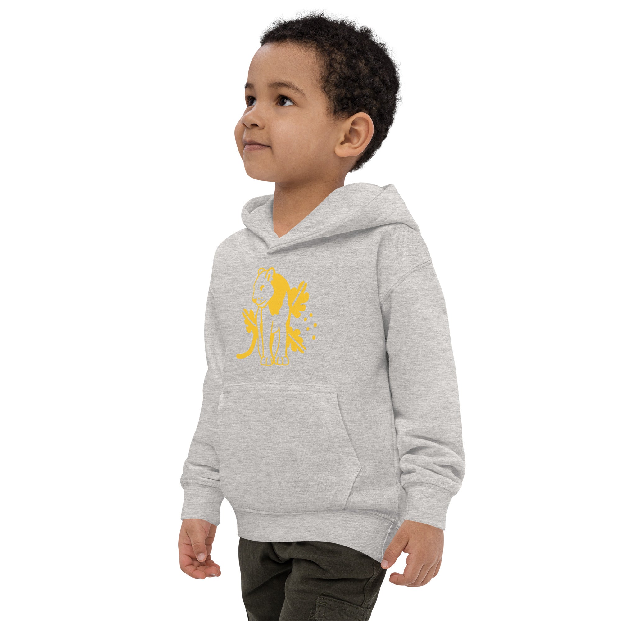 Capuz Infantil Amarelo Jaguar