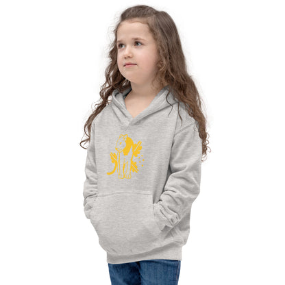 Kids Hoodie Yellow Jaguar