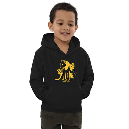 Sudadera Con Capucha Infantil Jaguar Amarillo