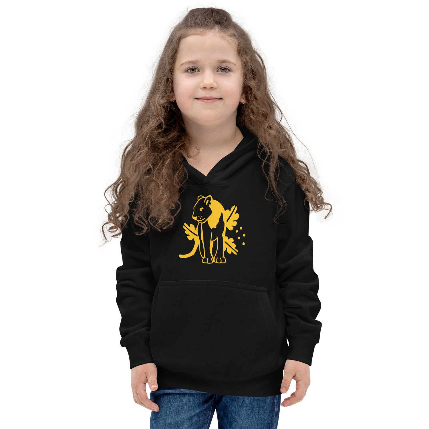 Capuz Infantil Amarelo Jaguar