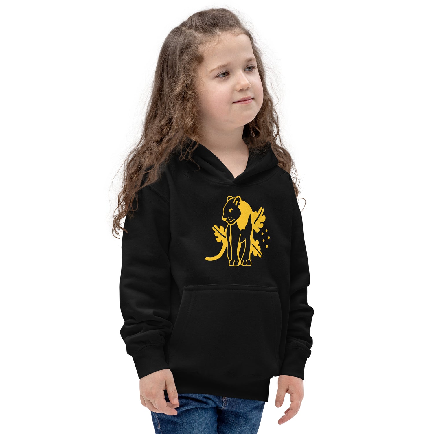 Capuz Infantil Amarelo Jaguar