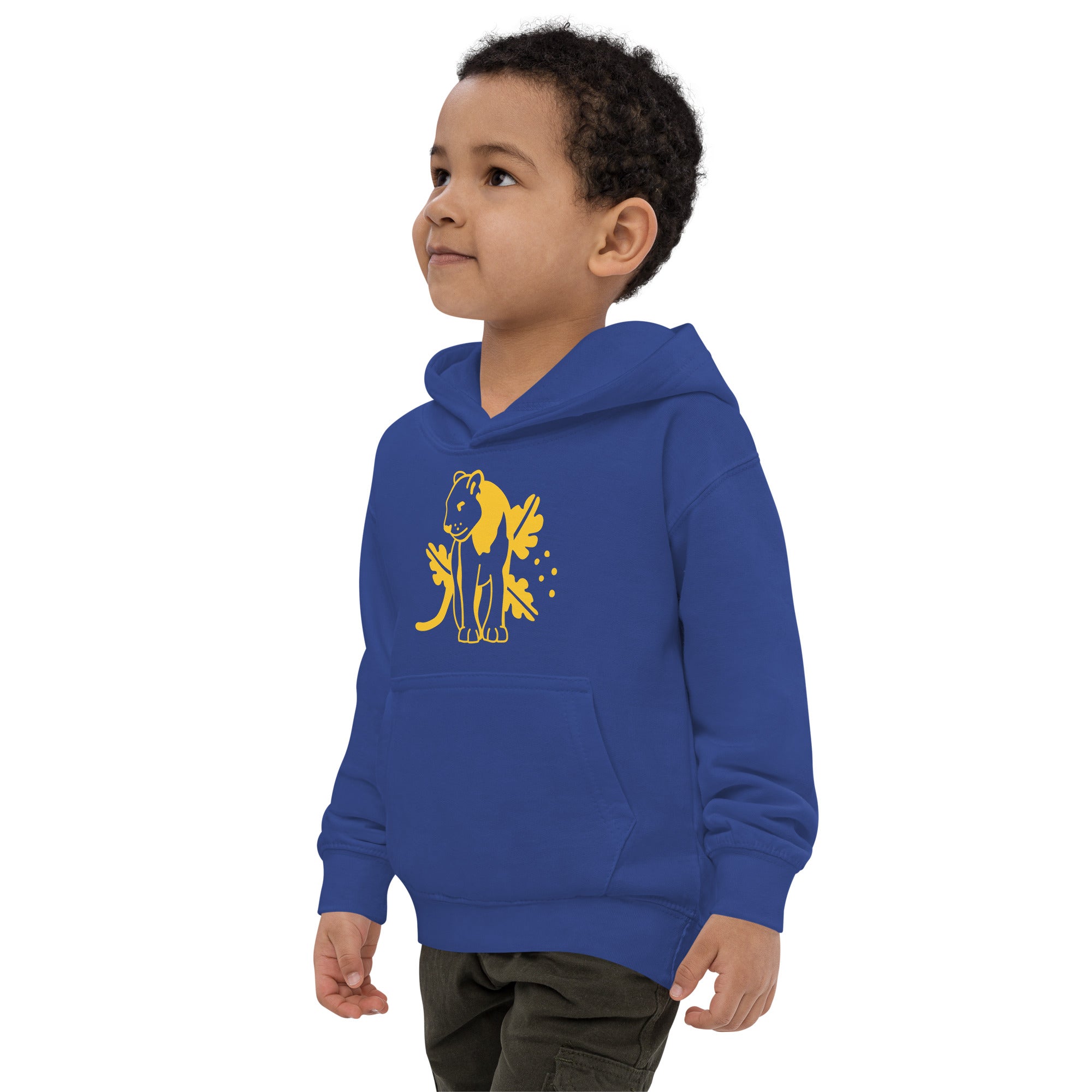 Sudadera Con Capucha Infantil Jaguar Amarillo