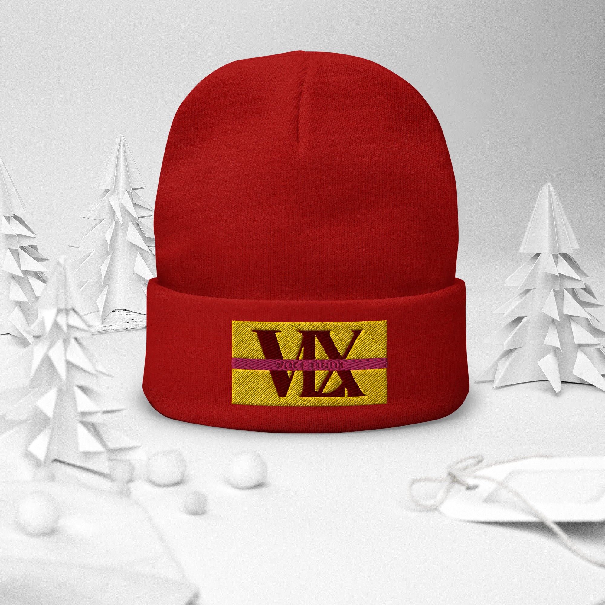 Embroidered Beanie Voce Lindx