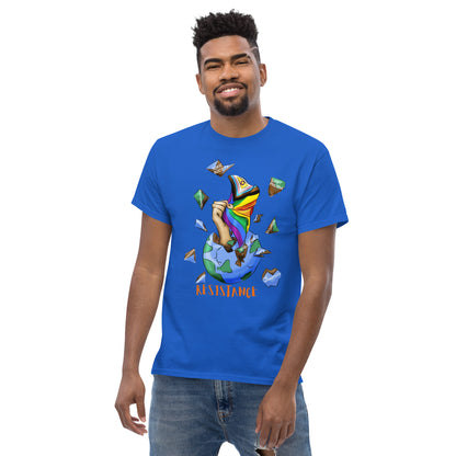 Camiseta clásica Orgullo Intersex-Resistencia Inclusiva