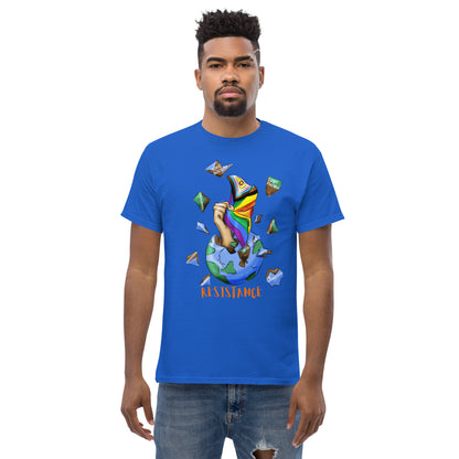 Camiseta clásica Orgullo Intersex-Resistencia Inclusiva