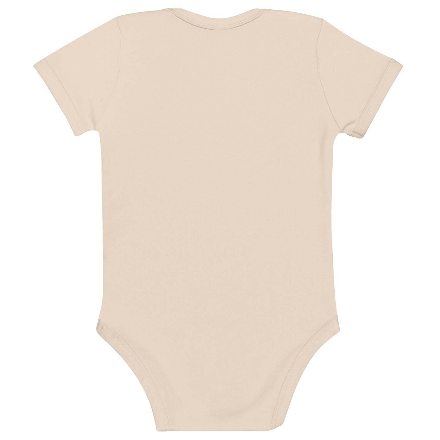 Organic cotton baby bodysuit Two Dads Gay Heart