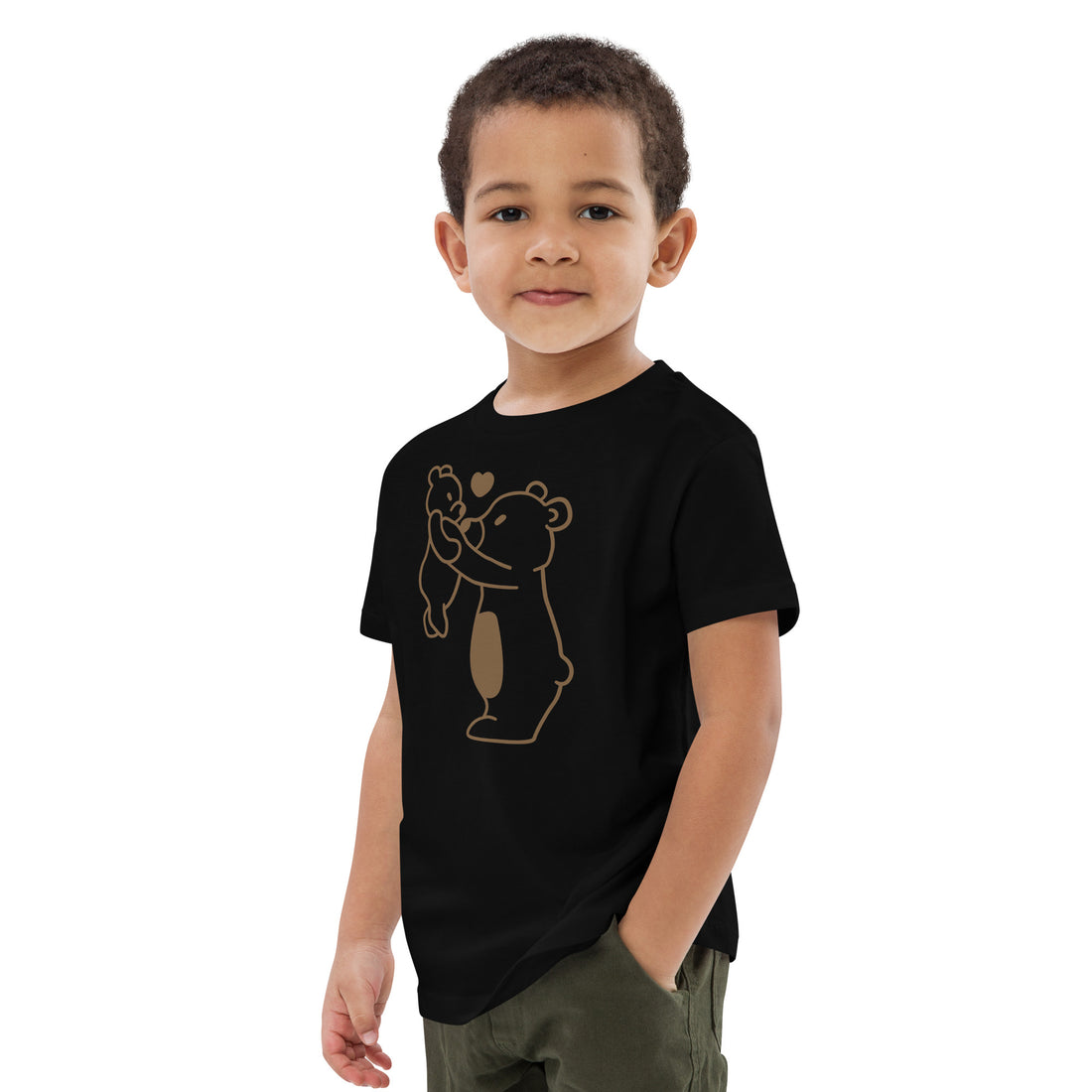 Organic cotton kids t-shirt Bear