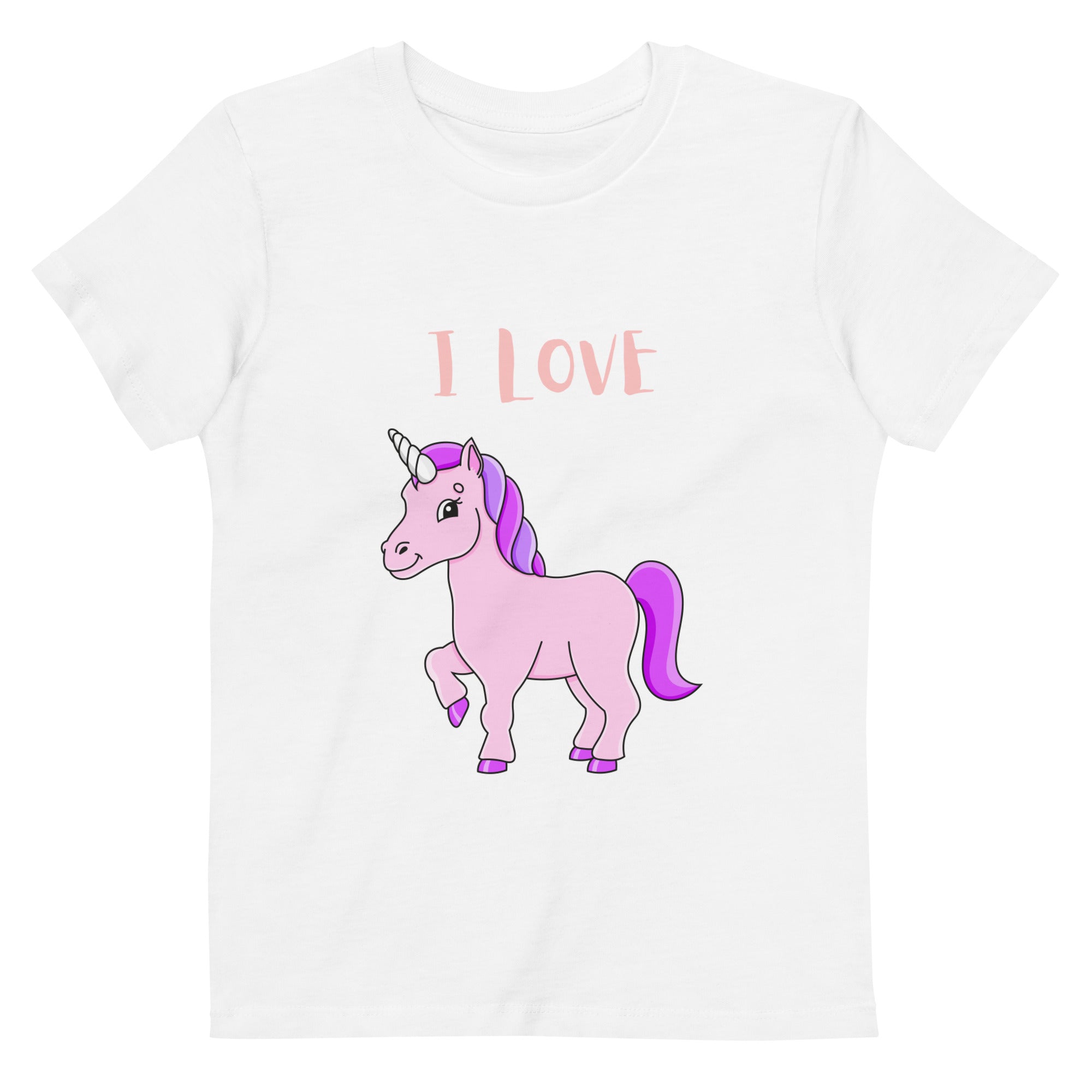 Organic cotton kids t-shirt Love Unicorn