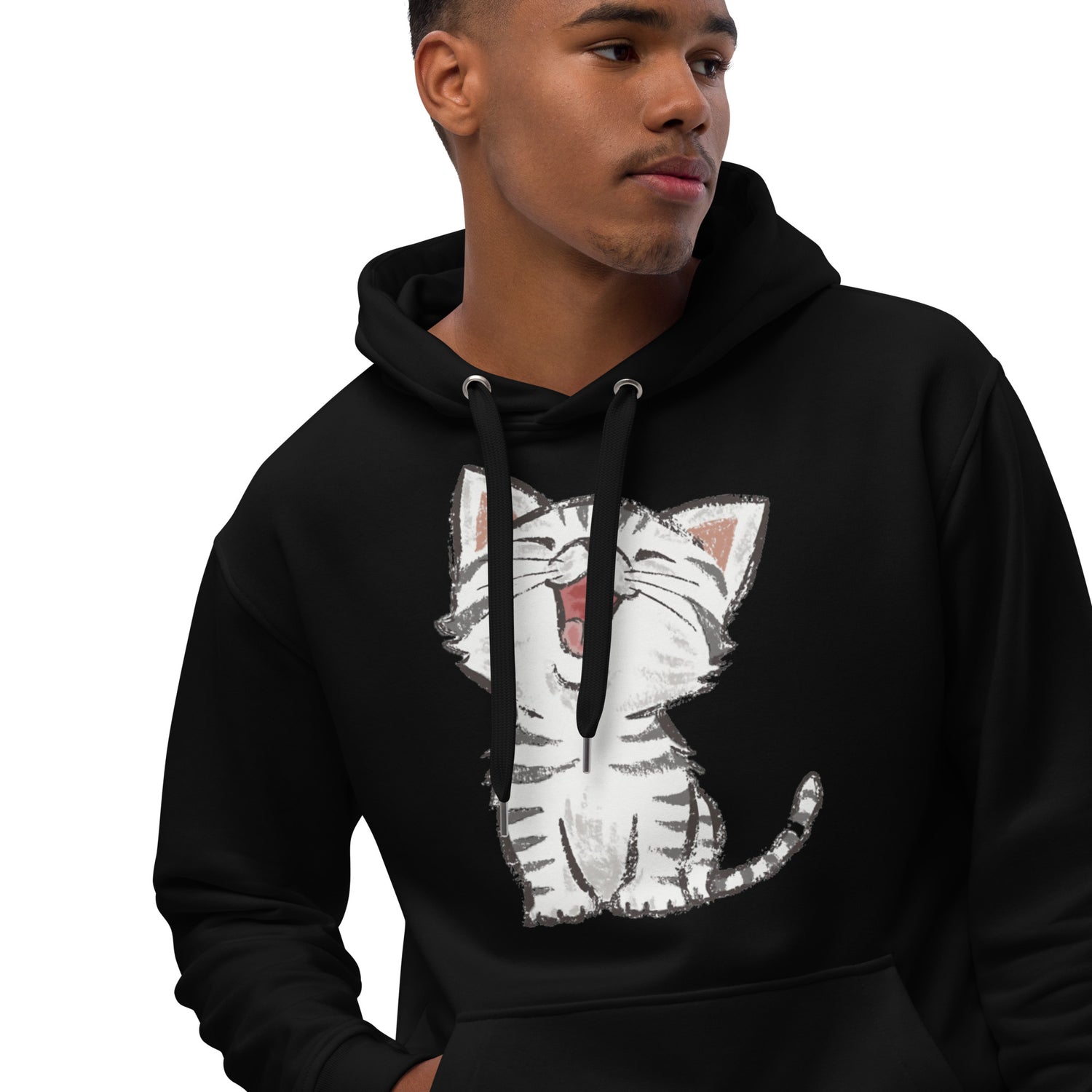 Cat Hoodie Premium Eco