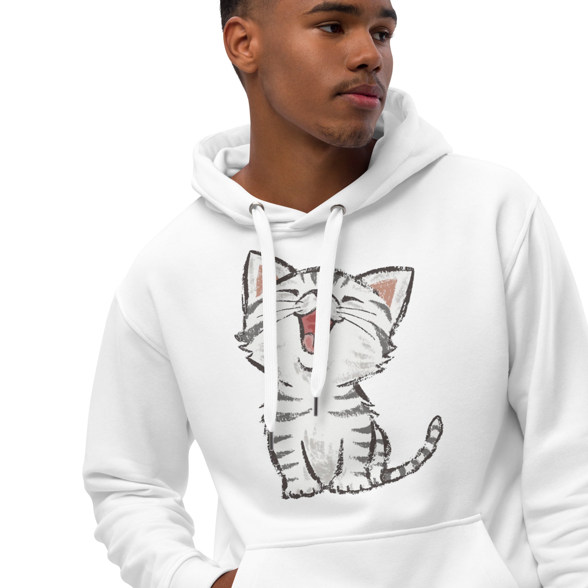 Cat Hoodie Premium Eco