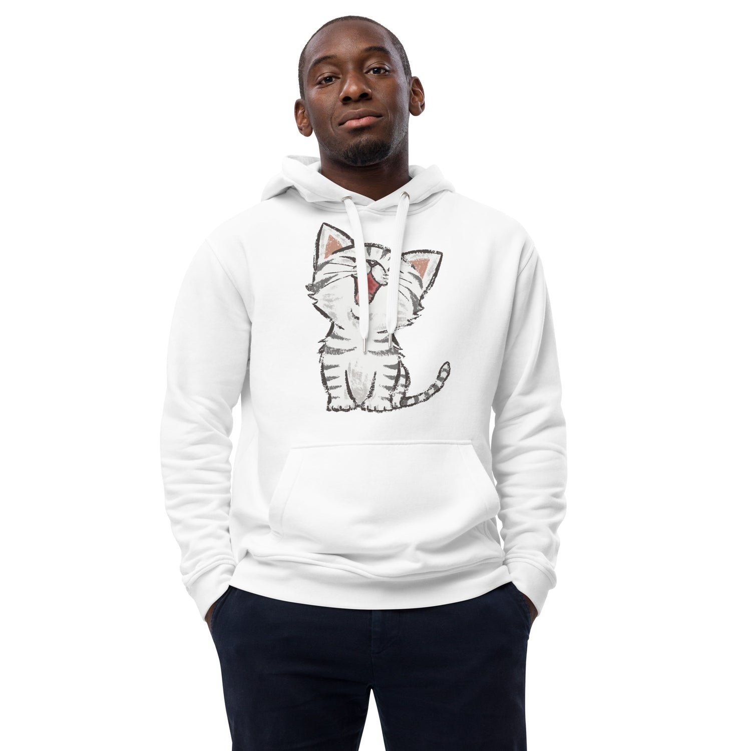 Cat Hoodie Premium Eco