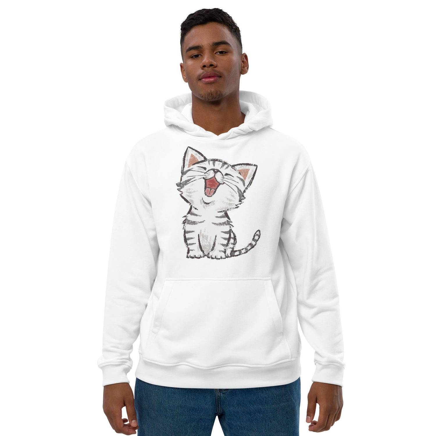 Cat Hoodie Premium Eco