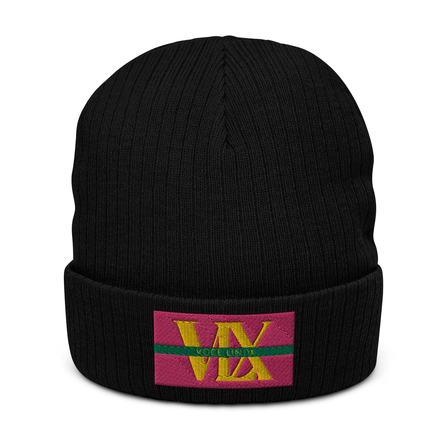 Gorro em malha canelada Voce Lindx