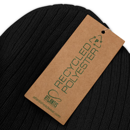 Gorro em malha canelada Your Text Here