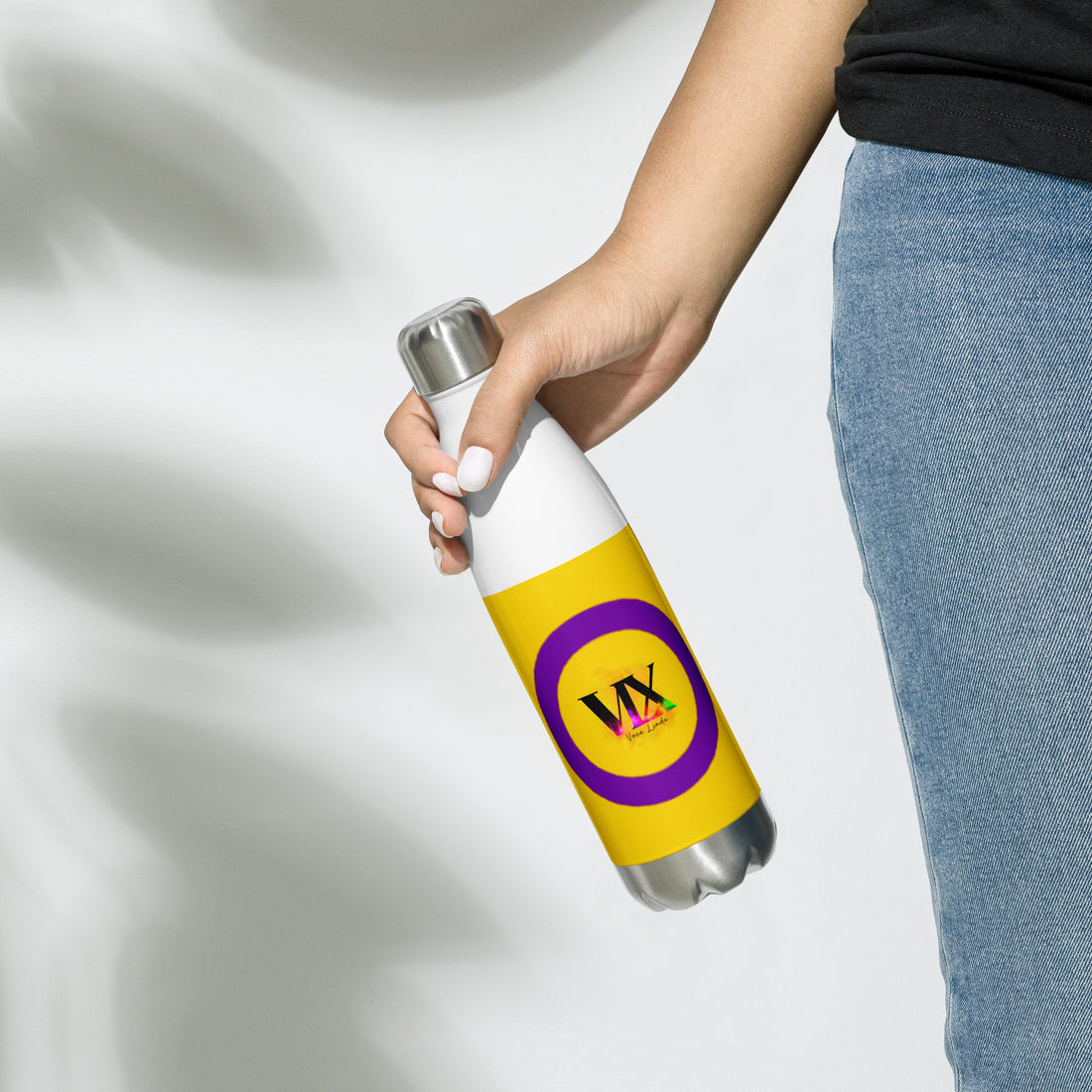 Stainless Steel Water Bottle Intersex Pride