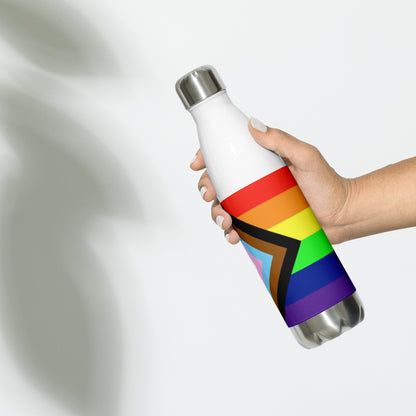 Stainless Steel Water Bottle Pride Intersex-Inclusive