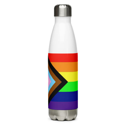 Stainless Steel Water Bottle Pride Intersex-Inclusive