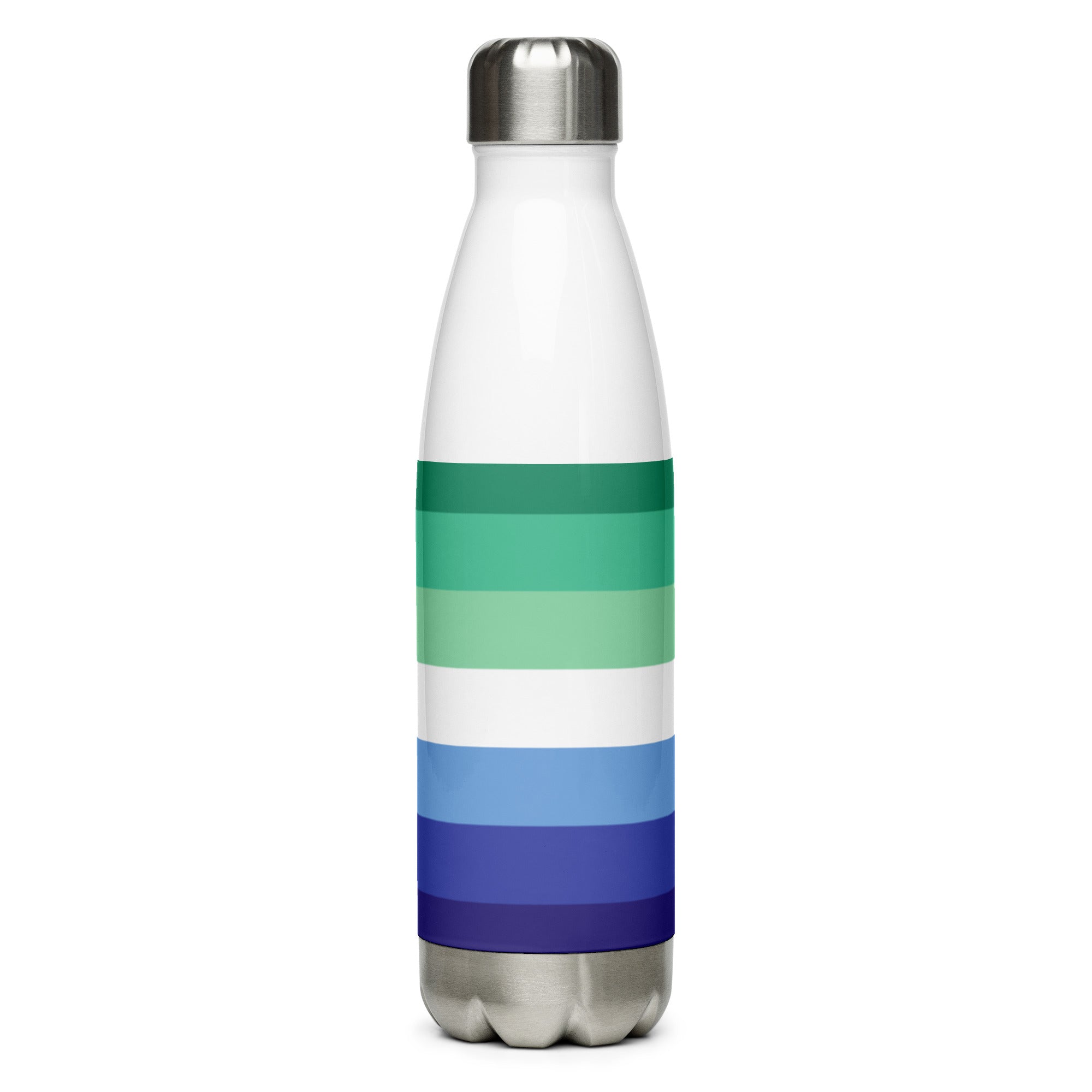 Stainless Steel Water Bottle Gay Pride Flag