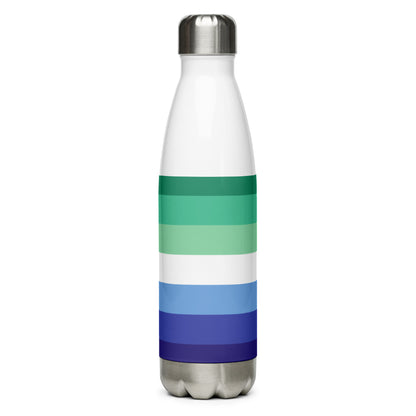 Botella de agua de acero inoxidable Bandera del Orgullo Gay