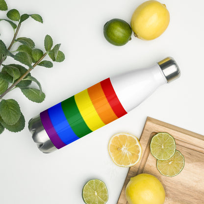 Botella de Agua de Acero Inoxidable LGBTQIA+ 6 colores