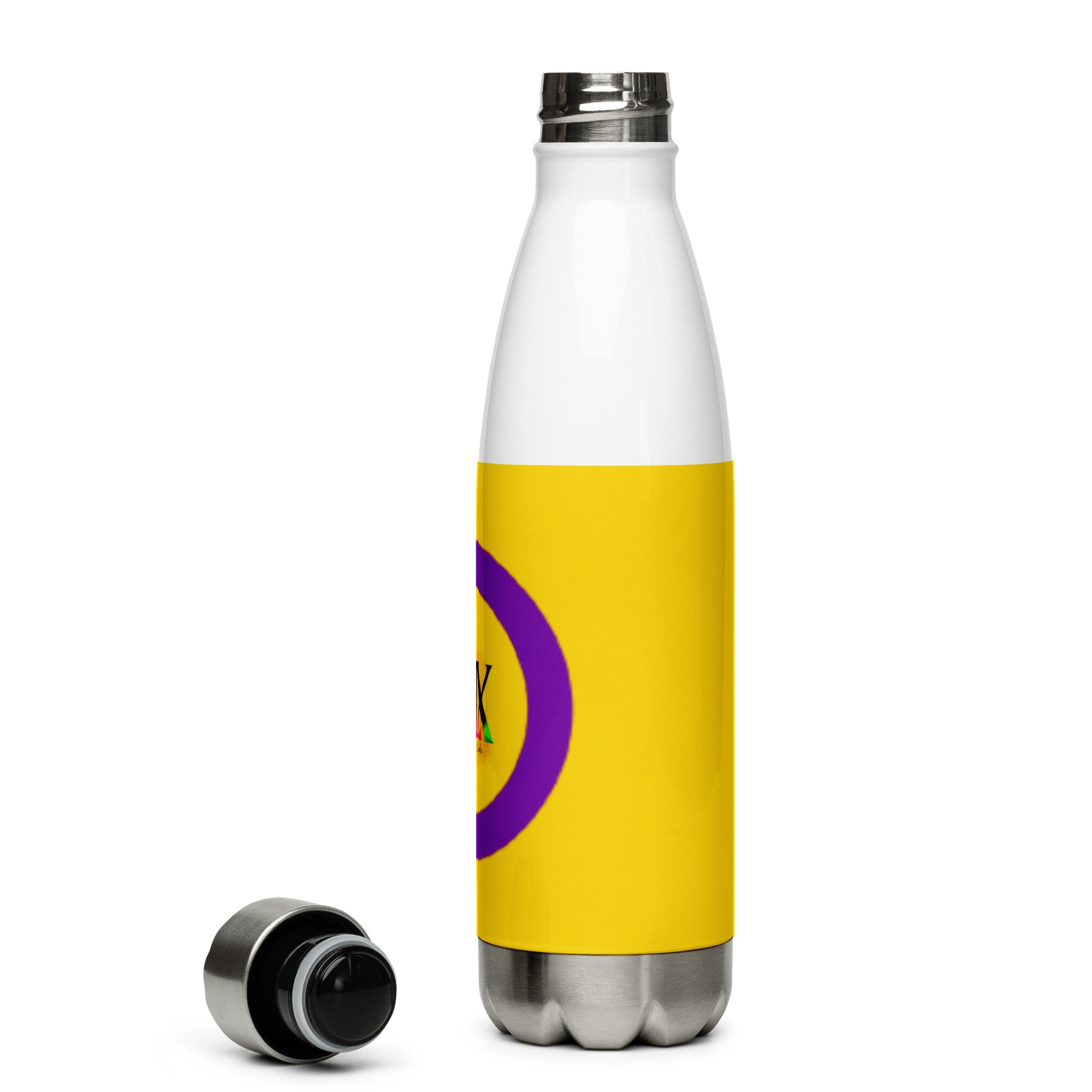 Stainless Steel Water Bottle Intersex Pride