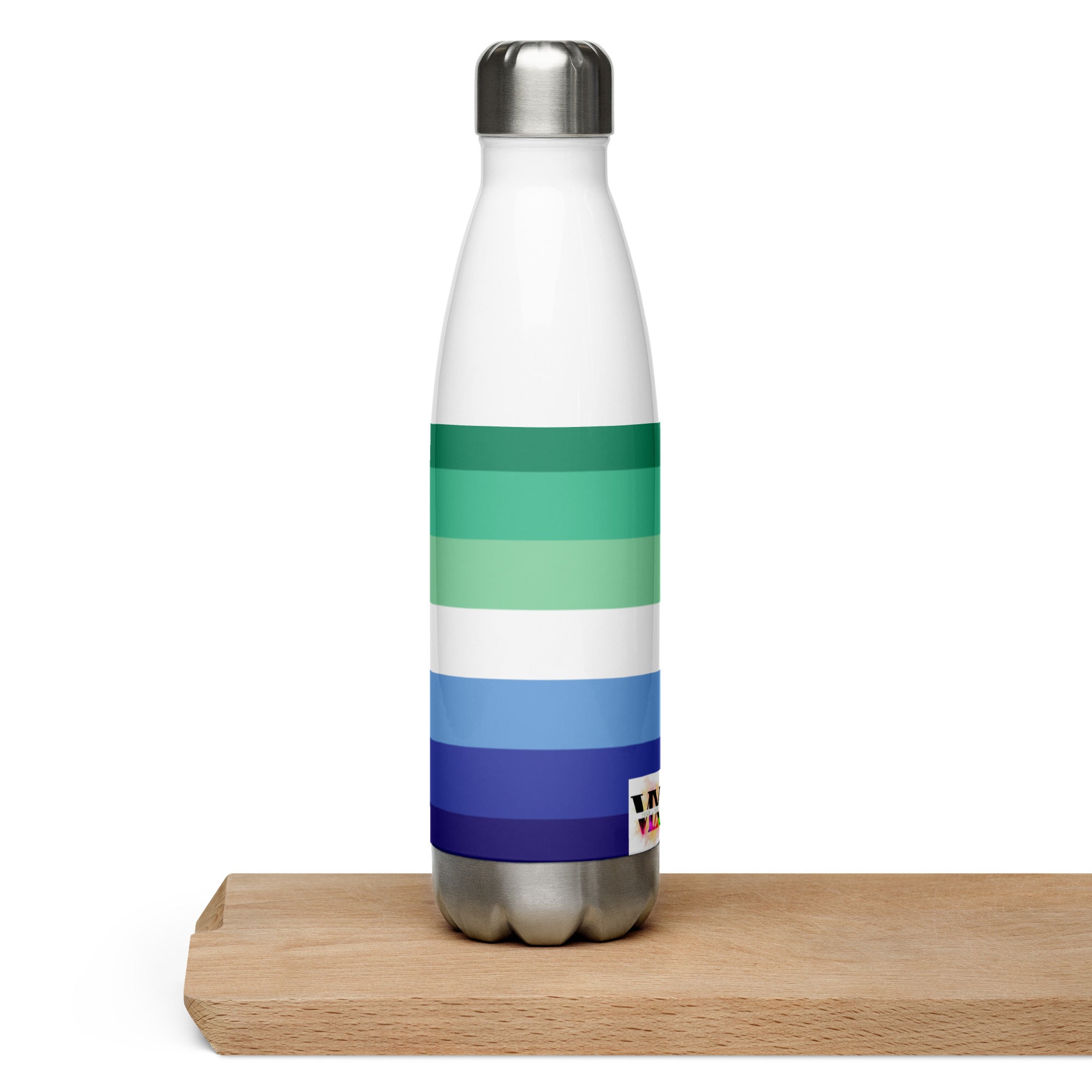 Stainless Steel Water Bottle Gay Pride Flag