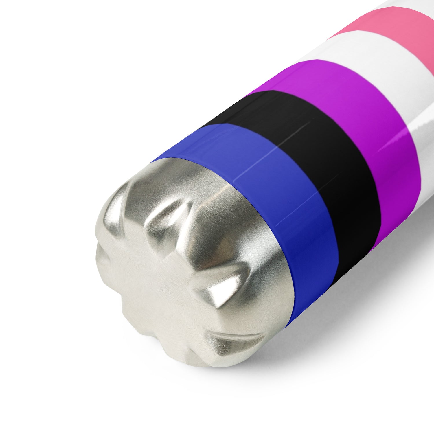 Stainless Steel Water Bottle Genderfluid Pride