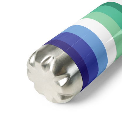 Stainless Steel Water Bottle Gay Pride Flag