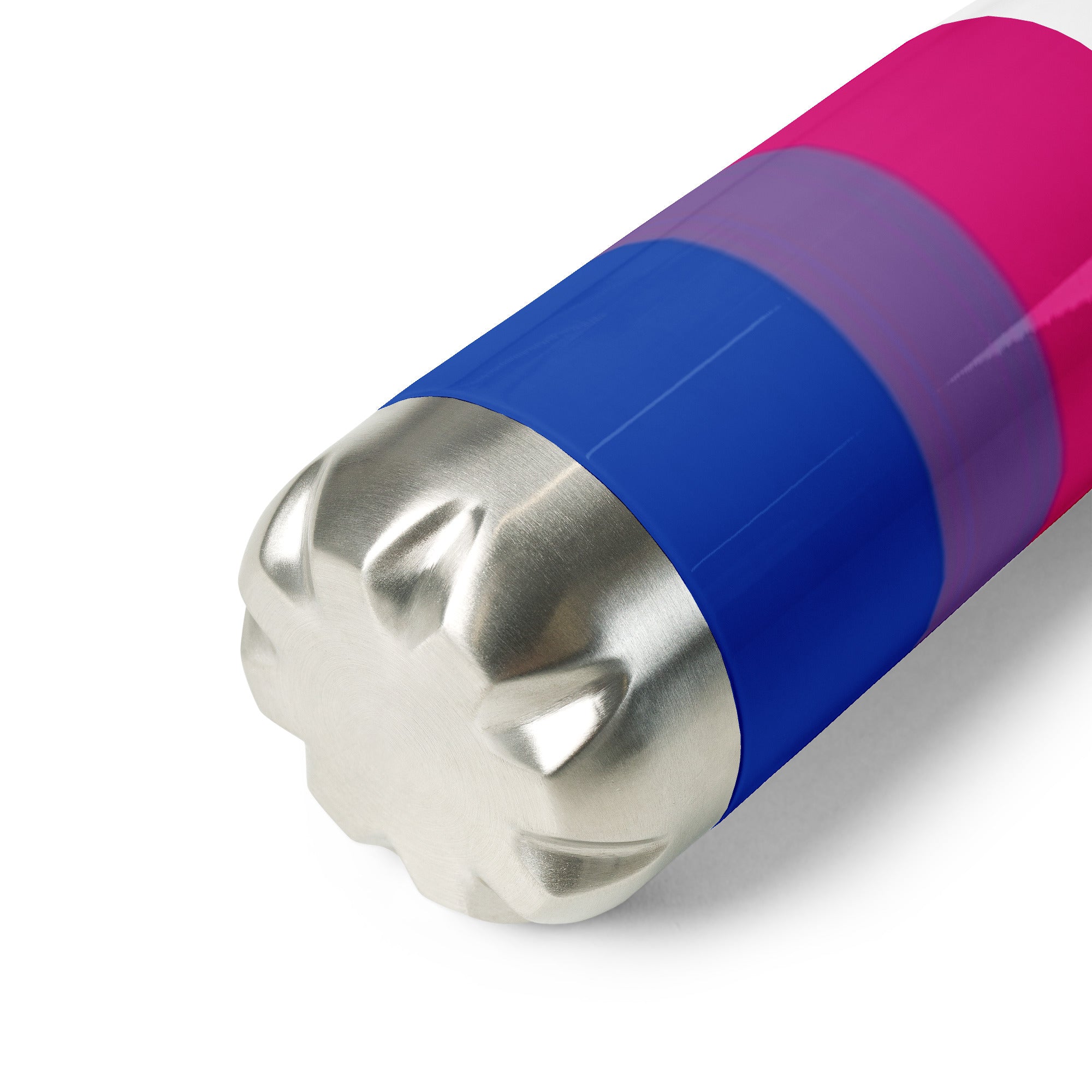 Stainless Steel Water Bottle Bisexual Flag