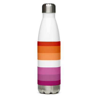 Stainless Steel Water Bottle Lesbian Pride