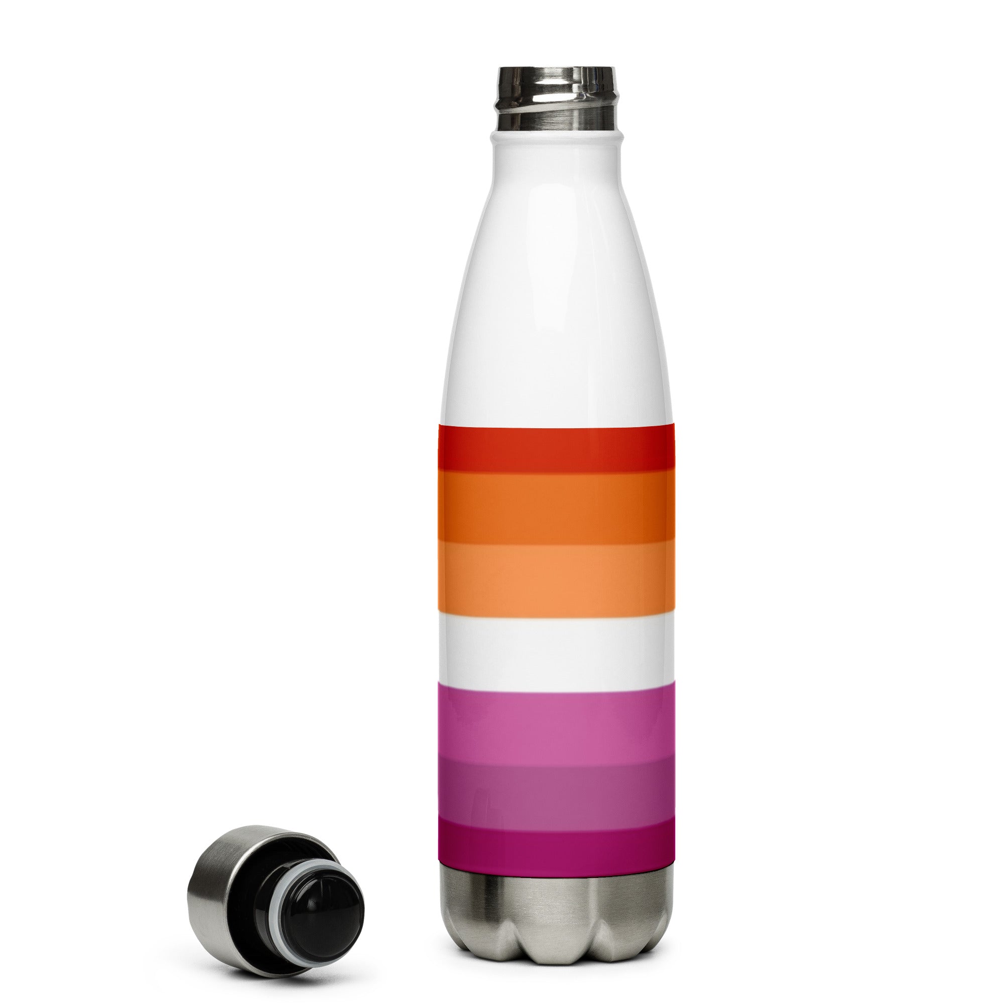 Stainless Steel Water Bottle Lesbian Pride