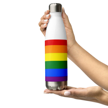 Botella de Agua de Acero Inoxidable LGBTQIA+ 6 colores