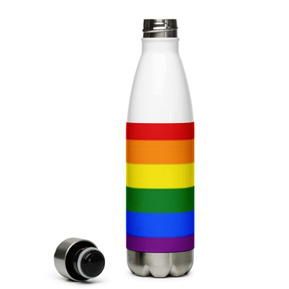 Botella de Agua de Acero Inoxidable LGBTQIA+ 6 colores