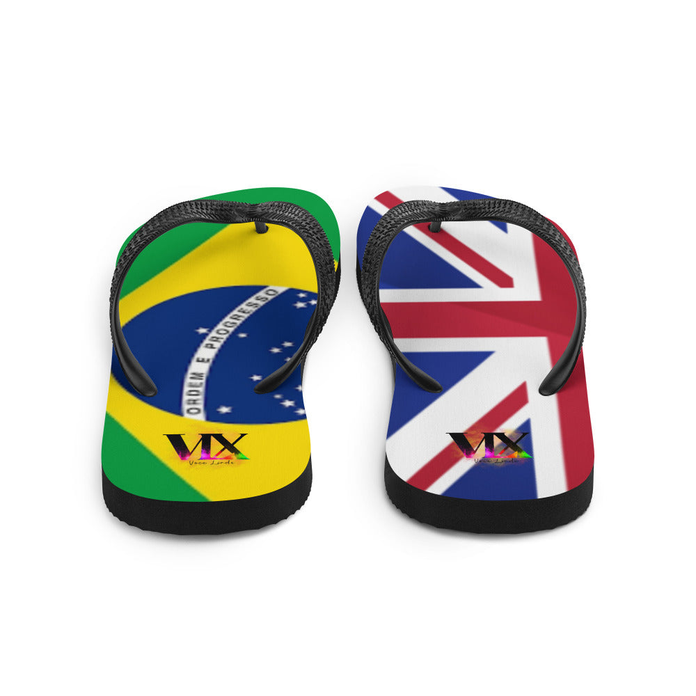 Brazil &amp; England Flip-Flops