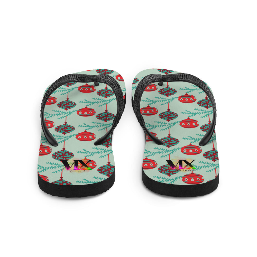 Christmas balls Flip-Flops