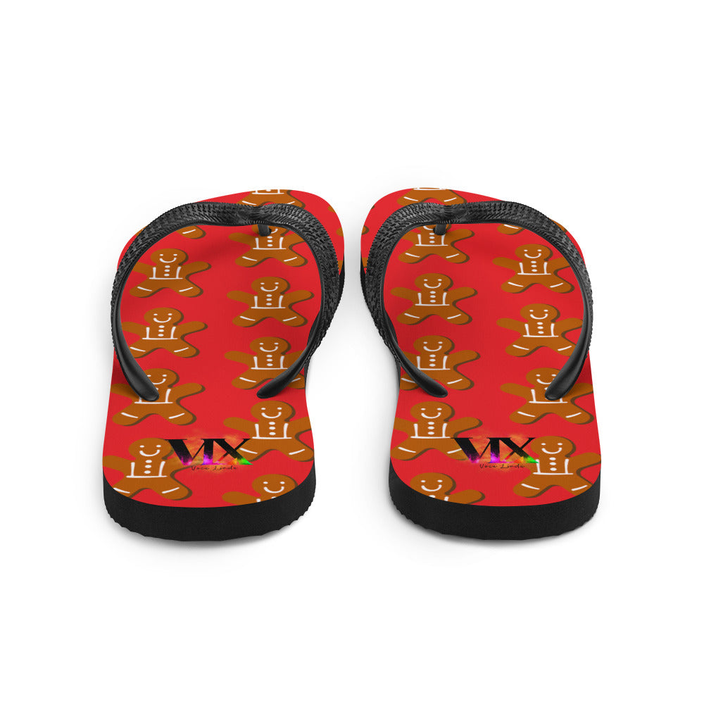 Christmas Gift Ginger Cookies Flip Flops