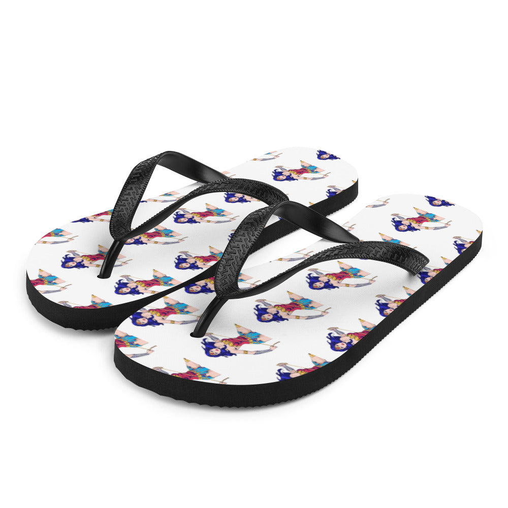 Wonder Woman Flip-Flops