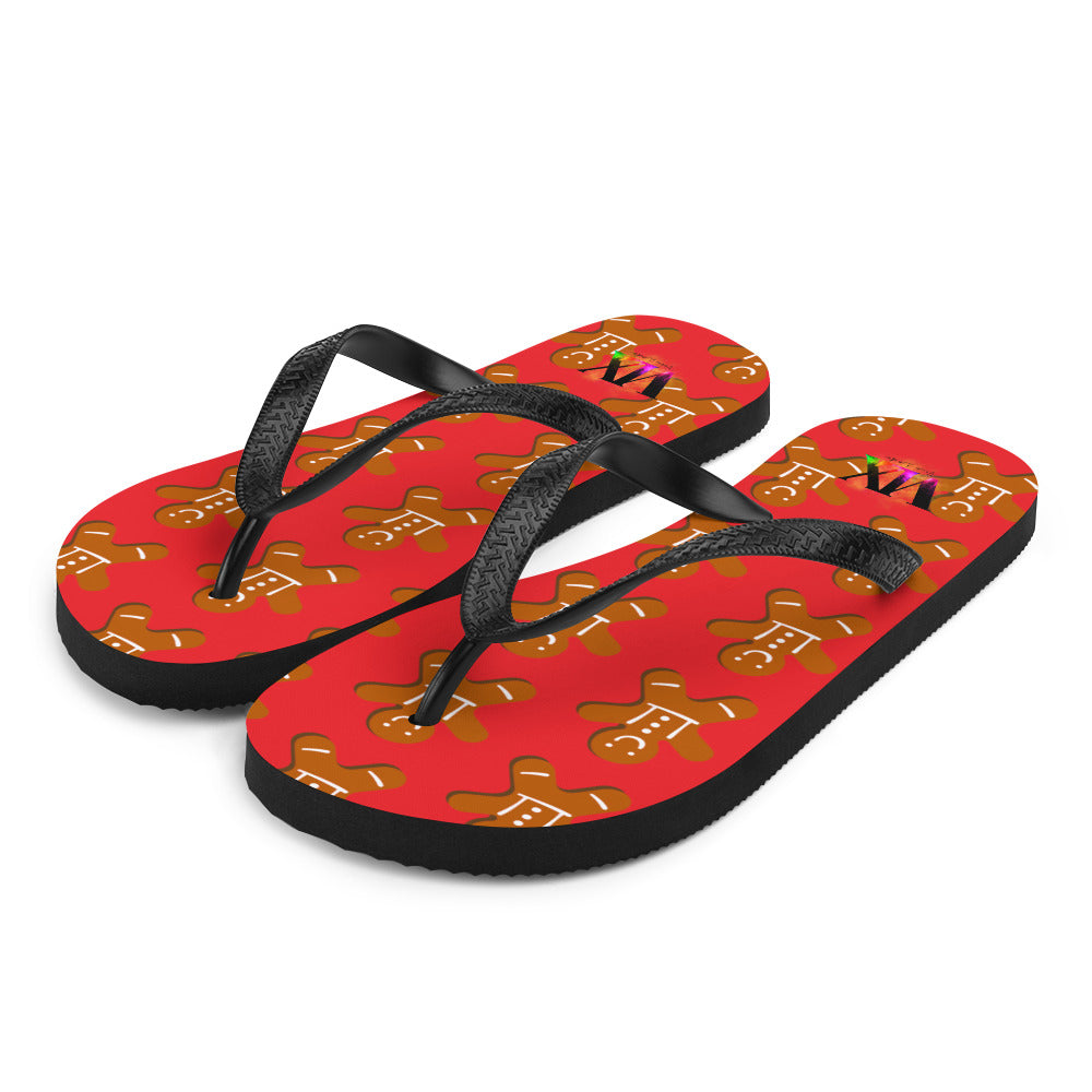 Christmas Gift Ginger Cookies Flip Flops