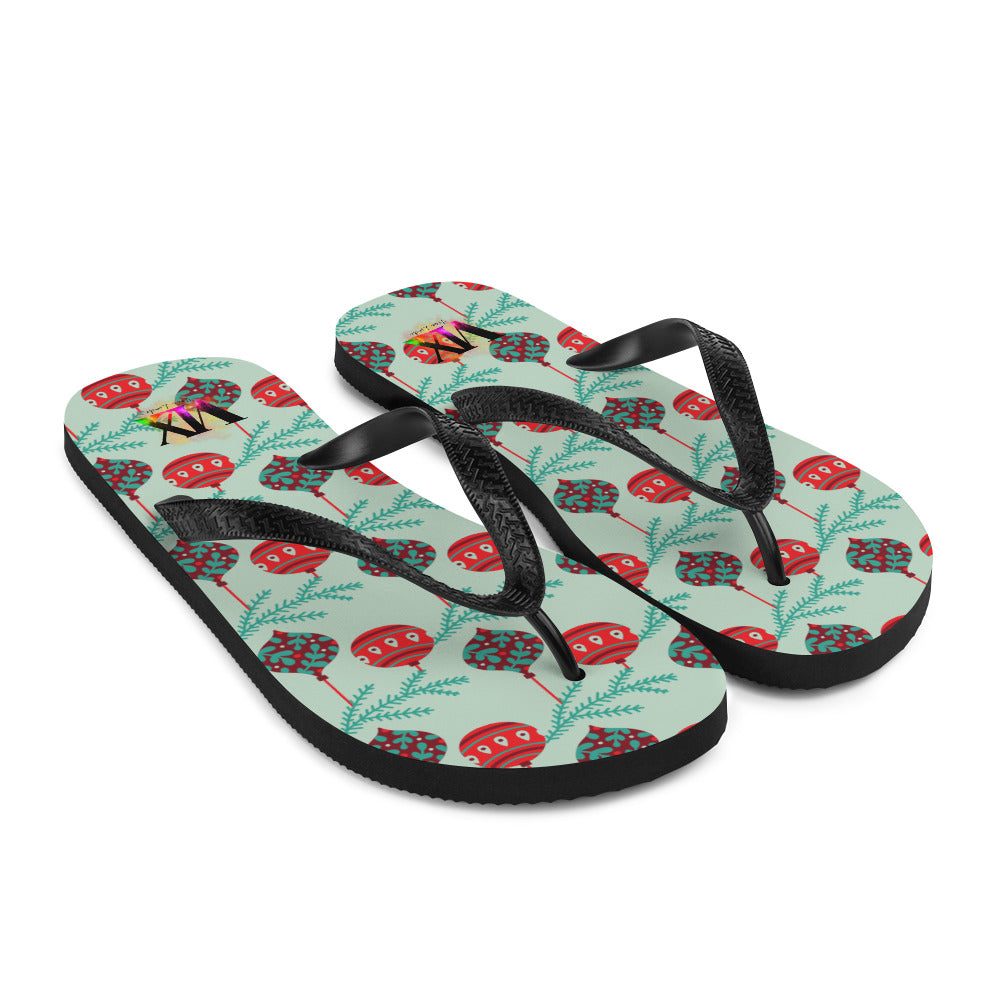 Christmas balls Flip-Flops