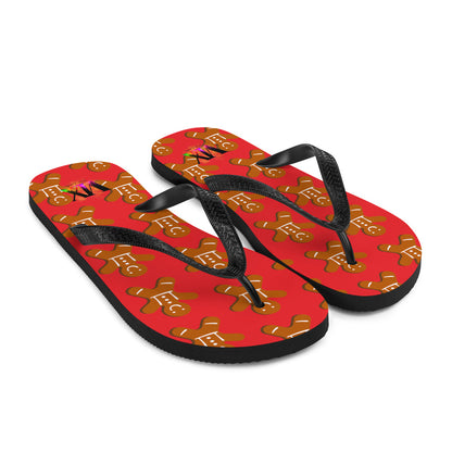 Christmas Gift Ginger Cookies Flip Flops