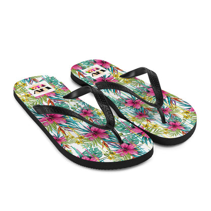 Flip-Flops Pink Flowers