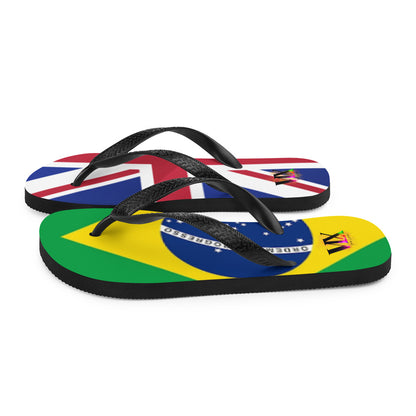 Brazil &amp; England Flip-Flops