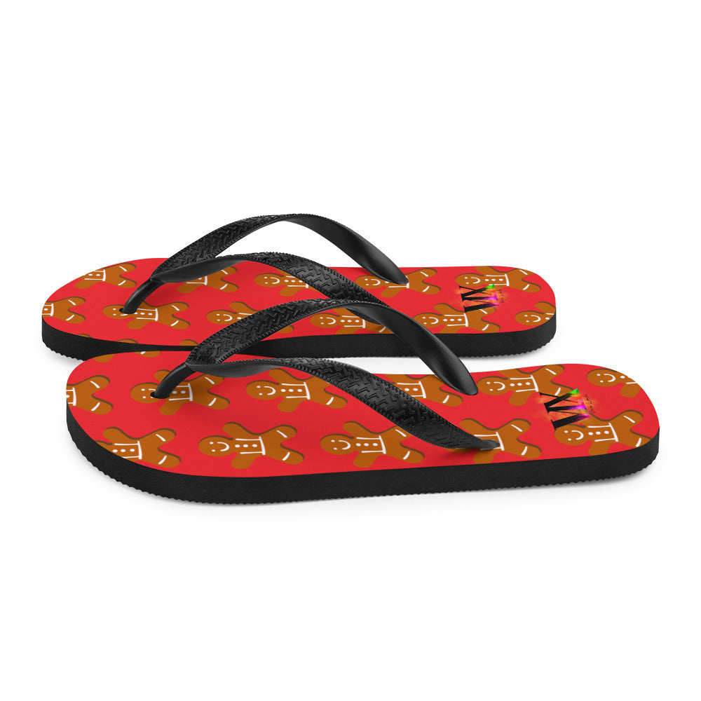 Christmas Gift Ginger Cookies Flip Flops