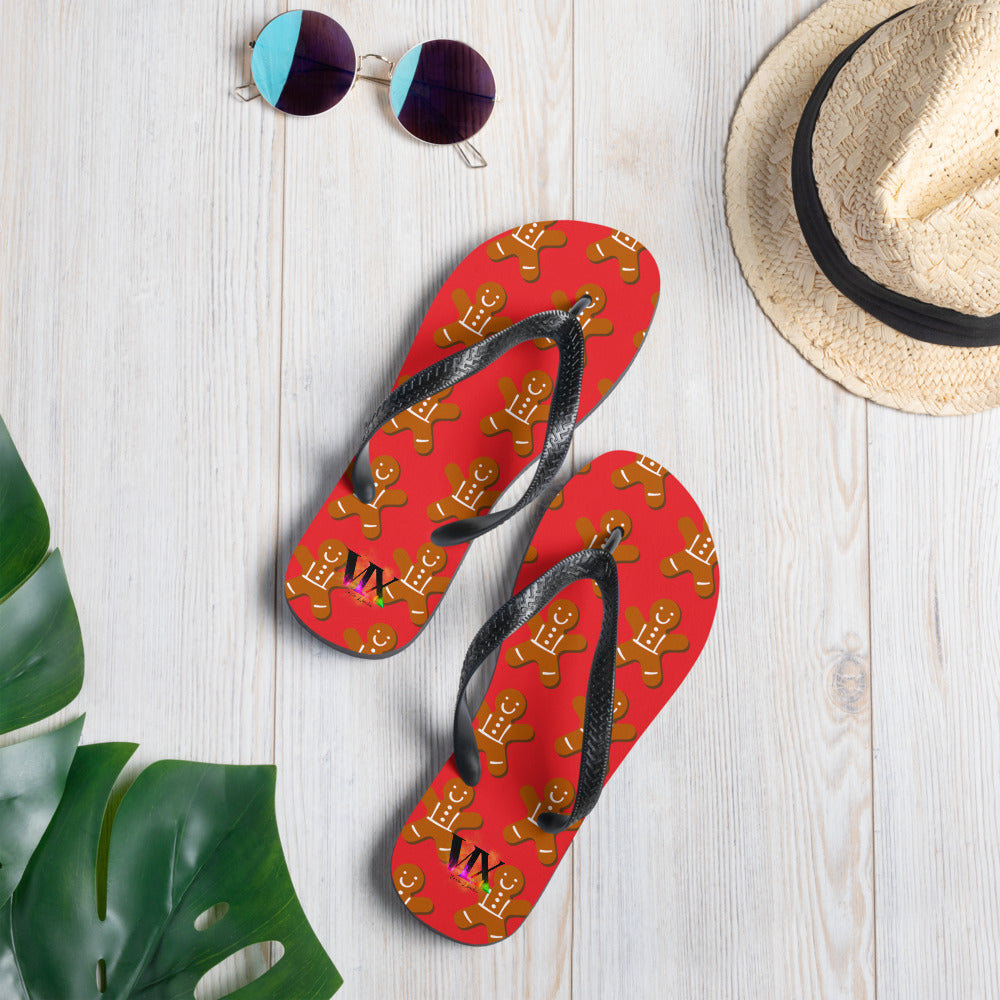 Christmas Gift Ginger Cookies Flip Flops