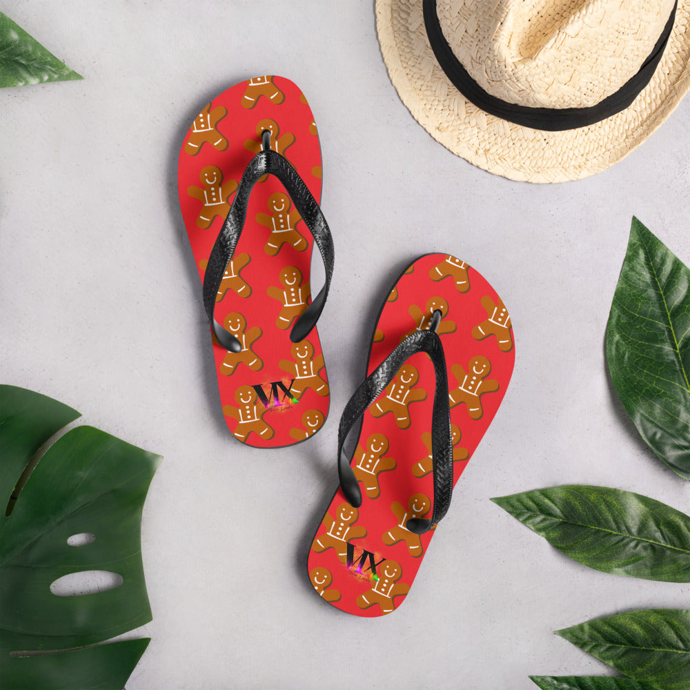 Christmas Gift Ginger Cookies Flip Flops