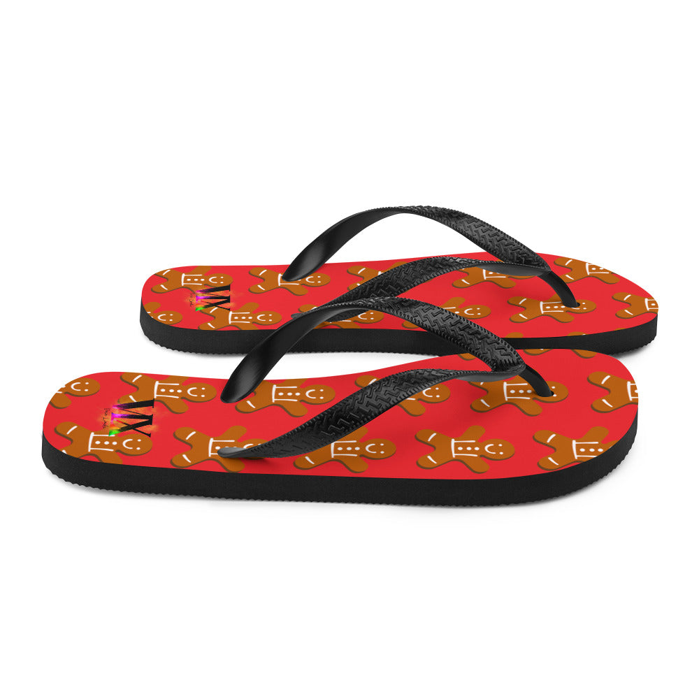 Christmas Gift Ginger Cookies Flip Flops