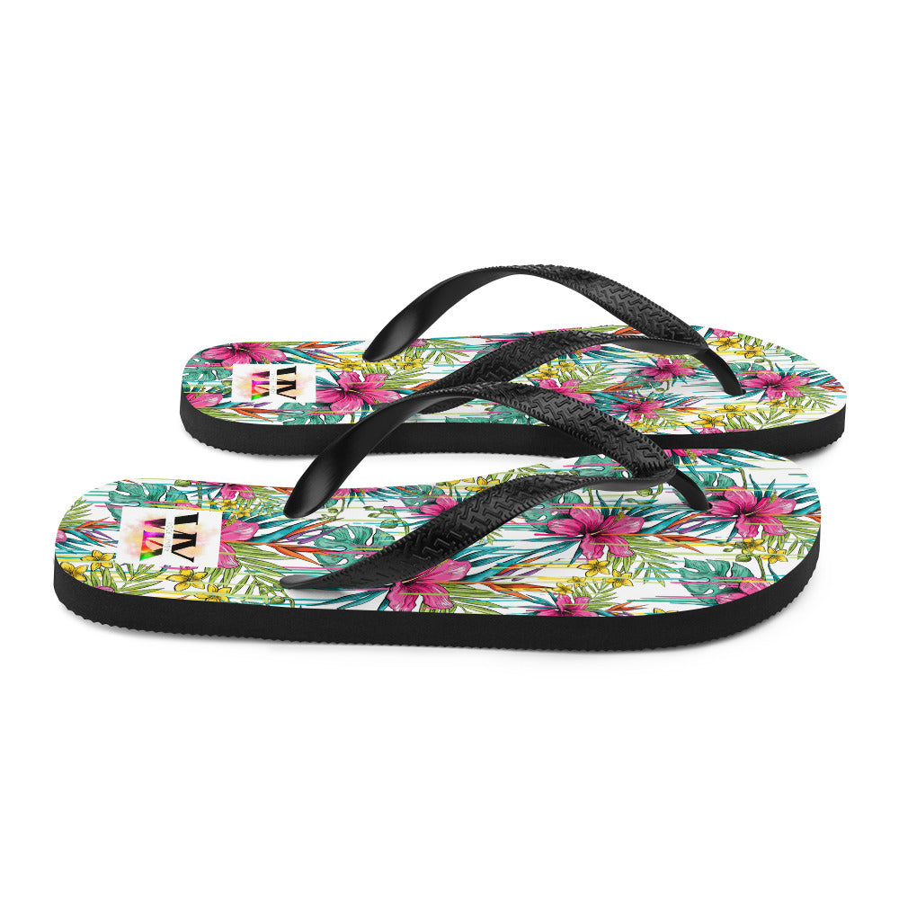 Flip-Flops Pink Flowers